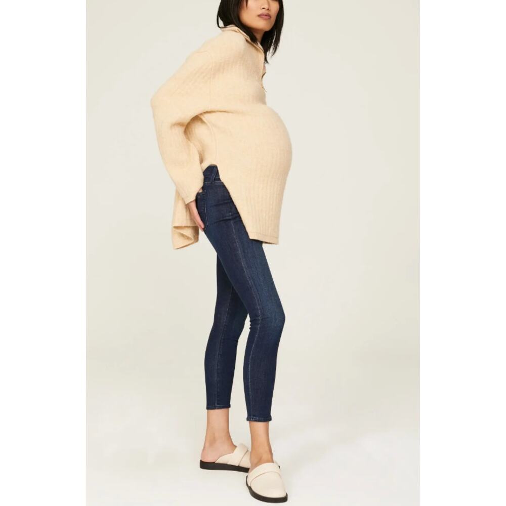Joes Jeans Womens 30 Maternity‎ Blue Stretch Denim Flawless Mid Rise Skinny